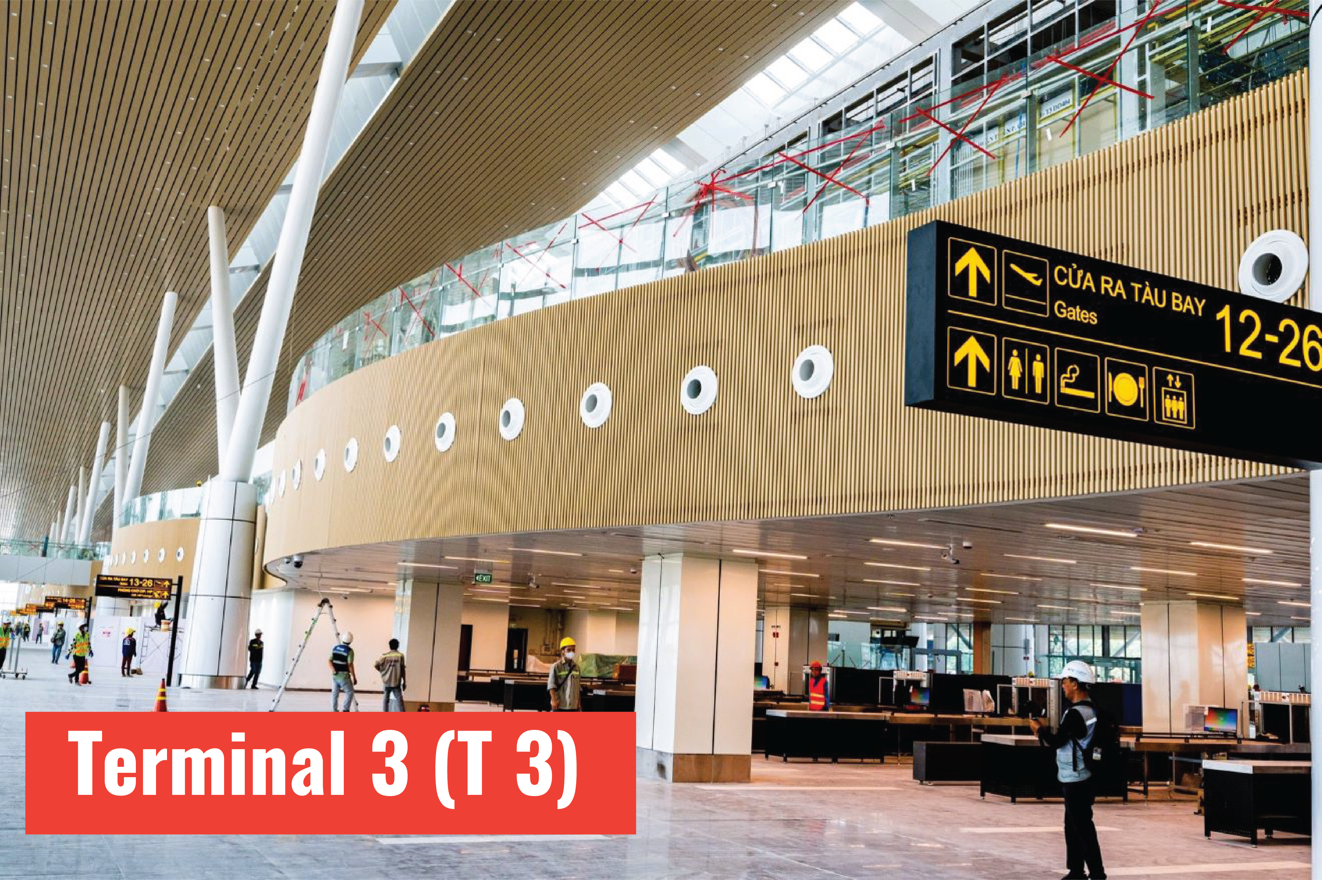 Inside terminal t3 Tan Son Nhat Airport