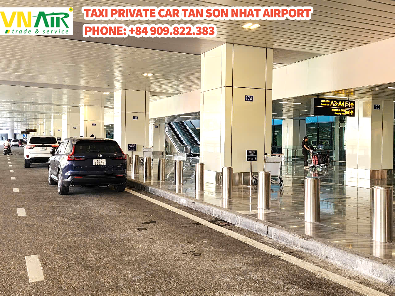 PRIVATE TAXI AT TAN SON NHAT AIRPORT